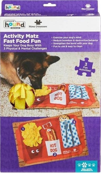 Изображение Outward Hound Nina Ottosson Mata Węchowa Fast Food, poziom 2