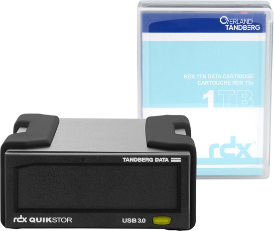 Изображение Overland-Tandberg RDX external drive kit with 1TB cartridge, black, USB3+