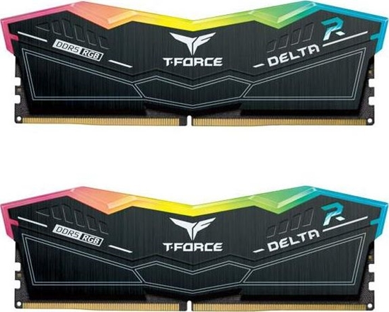 Picture of Pamięć TeamGroup T-Force Delta RGB, DDR5, 32 GB, 6400MHz, CL40 (FF3D532G6400HC40BDC01)