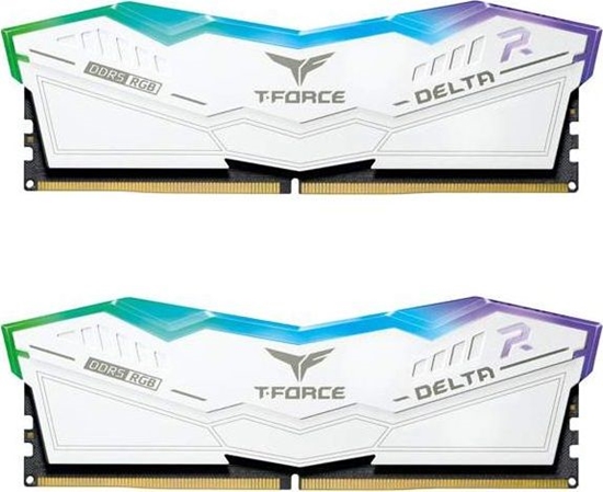 Изображение Pamięć TeamGroup T-Force Delta RGB, DDR5, 32 GB, 6400MHz, CL40 (FF4D532G6400HC40BDC01)