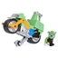 Picture of PAW Patrol , Moto Pups Rocky’s Deluxe Pull Back Motorcycle Vehicle with Wheelie Feature and Figure