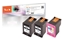 Picture of Peach PI300-660 ink cartridge 3 pc(s) Compatible Black, Cyan, Magenta, Yellow