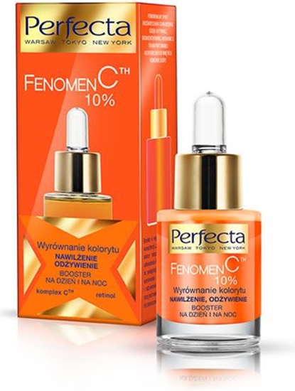 Изображение Perfecta Fenomen C 10% Booster Wyrównanie kolorytu, nawilżenie, odżywienie na dzień i noc 15ml