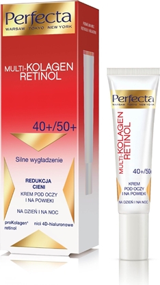 Attēls no Perfecta Krem pod oczy Multi-Kolagen Retinol 40+/50+ wygładzający 15ml