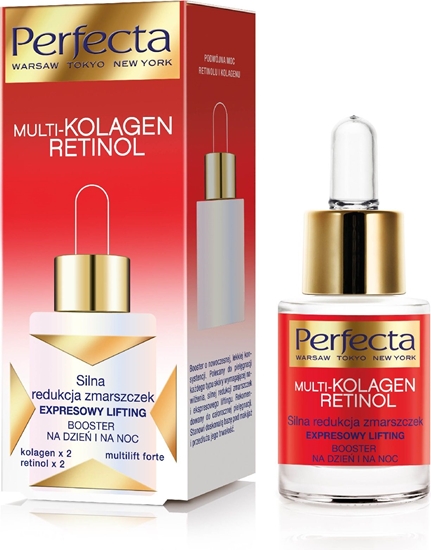 Picture of Perfecta Serum do twarzy Multi-Kolagen Retinol Booster redukujący zmarszczki 15ml