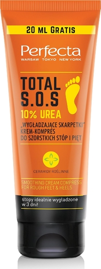 Picture of Perfecta Total S.O.S 10% Urea wygładzające skarpetki krem-kompleks do szorstkich stóp i pięt 120ml