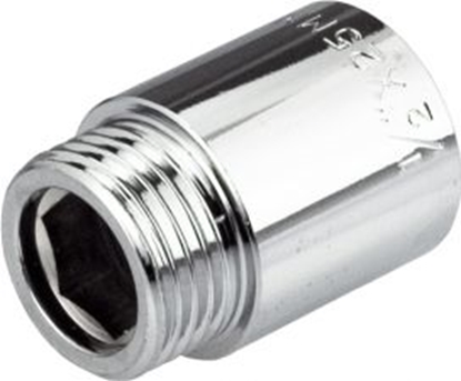 Attēls no Perfexim chrom przedłużka mosiądz WZ 3/4" 40mm 502 40xG3/4 WZ PN16 (F307-521-2040-000)