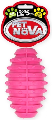 Attēls no Pet Nova TPR Rugbyball Pink 10cm