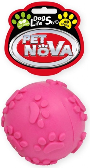 Изображение Pet Nova TPR Soundball Pink 6cm