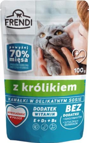 Изображение Pet Republic Frendi kawałki królika w delikatnym sosie Sasz.100g