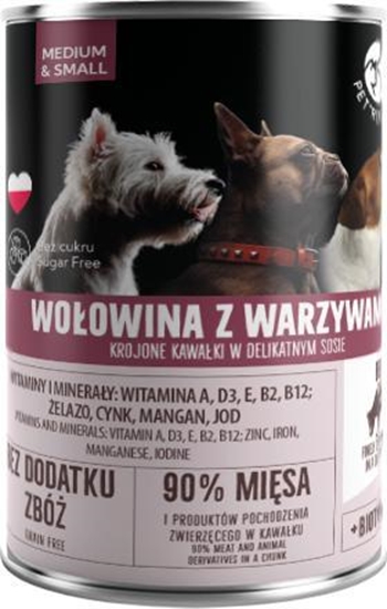 Изображение Pet Republic PIES puszka WOŁOWINA WARZYWA sos /6 400g