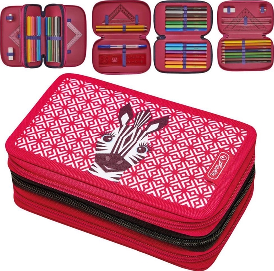 Изображение Piórnik Herlitz herlitz TriCase 31 tlg. Cute Animals Zebra