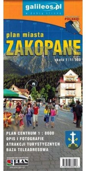 Picture of Plan miasta - Zakopane 1:11 500