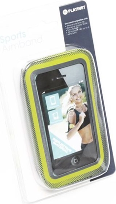 Attēls no Platinet POSGR mobile phone case 12.7 cm (5") Armband case Black, Grey, Transparent