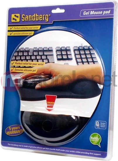 Picture of Podkładka Sandberg Gel Mousepad with Wrist Rest (520-23)