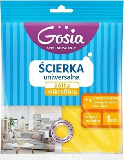 Picture of Politan Gosia Gosia Ścierka Uniwersalna Żółta 36x38 Mikrofibra 6902..