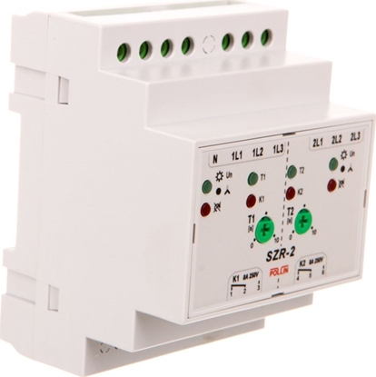 Picture of Pollin Sterownik samoczynnego załączania rezerwy /+styk 2x1P 8A 250V/ SZR-2 (SZR-2)