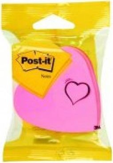 Picture of Post-it POST-IT KARTECZKI SAMOPRZYLEPNE SERDUSZKA 70 X 70 MM 225 KARTEK FT510076563