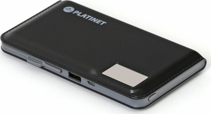 Picture of Powerbank Platinet Polymer USB + LCD 12000mAh Czarny