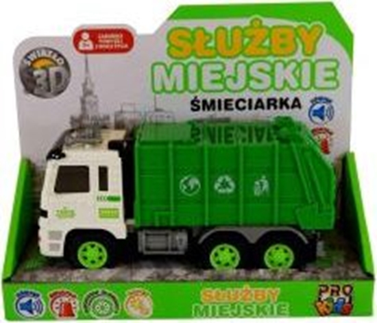 Изображение Pro Kids Pojazd Miejskie służby śmieciarka