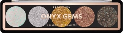 Attēls no ProFusion Profusion Onyx Gems Eyeshadow Palette paleta 5 cieni do powiek