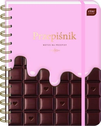 Attēls no Przepiśnik z gumką A5/240K 90g Chocolate