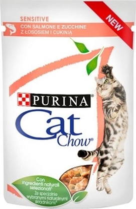 Attēls no Purina Purina Cat Chow Sensitive Łosoś saszetka 85g