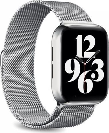 Picture of Puro Pasek ze stali nierdzewnej Puro Milanese Magnetic Band Apple Watch 42/44 mm (srebrny)