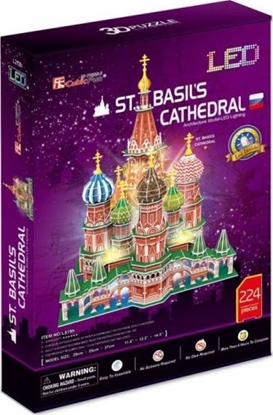 Изображение PUZZLE 3D LED KATEDRA ŚW. BASILS - L519H