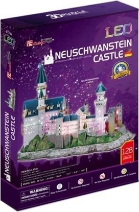 Изображение PUZZLE 3D NATIONAL GEOGRAPHIC LED ZAMEK NEUCHWANSTEIN - L174H