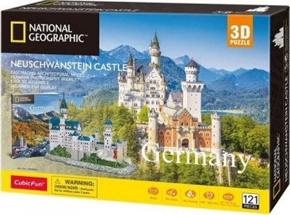 Изображение PUZZLE 3D NATIONAL GEOGRAPHIC ZAMEK NEUSCHWANSTEIN - DS0990H