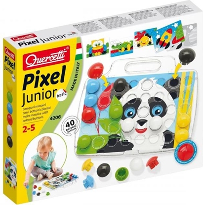 Изображение Quercetti Mozaika Pixel Junior Basic 40 elementów (591516)