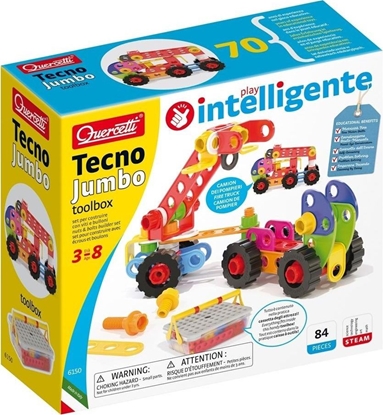 Изображение Quercetti Tecno Jumbo toolbox 84el 6150 QUERCETTI