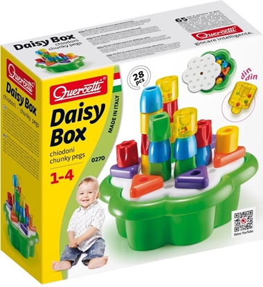 Изображение Quercetti Układanka Daisy box chunky pets, 28 elementów