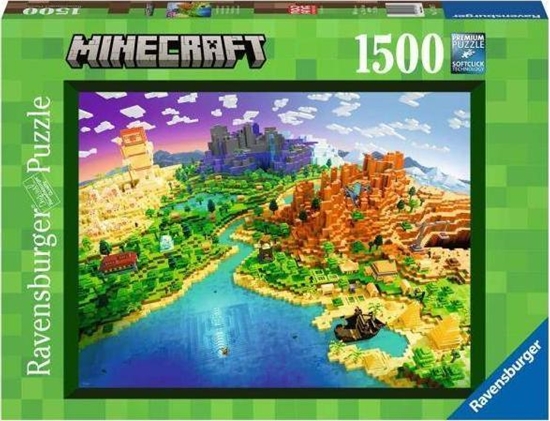 Picture of Ravensburger Puzzle 1500el World of Minecraft / Świat Minecrafta 171897 RAVENSBURGER
