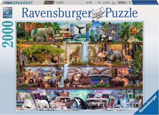 Изображение Ravensburger Puzzle 2000 elementów - Królestwo dzikich zwierząt