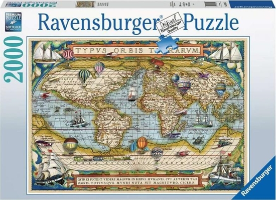 Изображение Ravensburger Puzzle 2000 elementów Dokoła świata