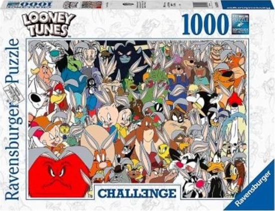 Picture of Ravensburger Puzzle 2D 1000 elementów Looney Tunes Challenge