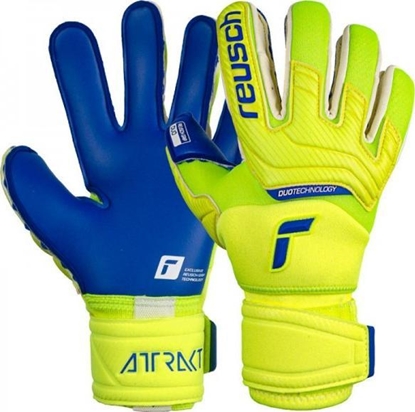 Изображение Reusch Rękawice bramkarskie Reusch Attrakt Duo Ortho-Tec M 52 70 050 2199, Rozmiar: 8