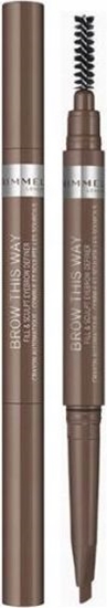 Picture of Rimmel  Brow This Way Kredka do brwi Nr 002 Medium Brown 0.25g