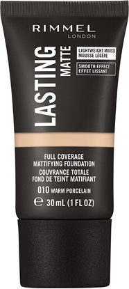 Attēls no Rimmel  Lasting Matte 010 Warm Porcelain 30ml