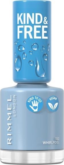 Picture of Rimmel  RIMMEL_Kind & Free Clean Nail Polish lakier do paznokci 152 Tidal Wave Blue 8ml