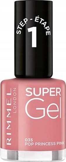 Изображение Rimmel  RIMMEL_Super Gel lakier do paznokci 035 Pop Princess Pink 12ml