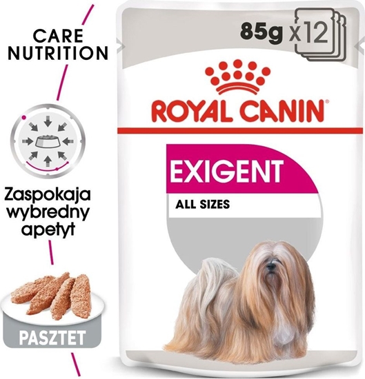 Picture of Royal Canin ROYAL CANIN CCN Exigent 12x85g karma mokra - pasztet dla psów dorosłych, wybrednych