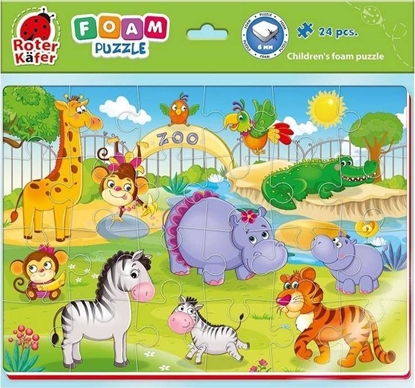 Изображение Roter Kafer Miękkie puzzle A4 Zoo Zwierzątka RK6020-06