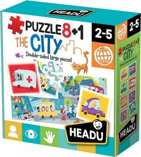 Picture of Russell Headu Puzzle 8 plus 1 miasto