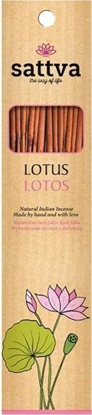 Attēls no Sattva Natural Indian Incense naturalne indyjskie kadzidełko Lotos 15szt.