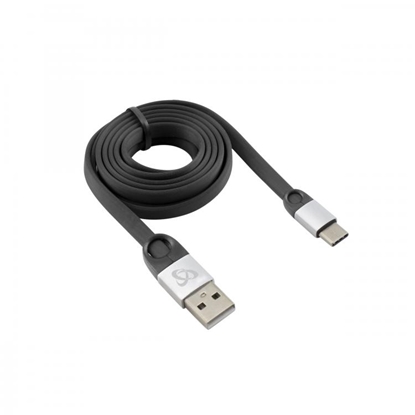 Picture of Sbox USB 2.0-Type-C/2.4A black/silver 1.5M