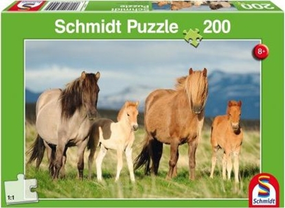 Attēls no Schmidt Spiele Puzzle 200 Konie - rodzinne zdjęcie G3