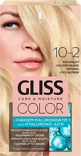 Изображение Schwarzkopf Gliss Color nr 10-2 naturalny chłodny blond